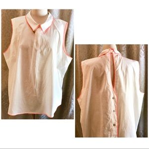 🆕 ASOS || Sleeveless Button Back Shirt